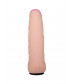 Черный пояс-трусики с двумя насадками Soft-Dolli - 16,5 и 10,5 см.