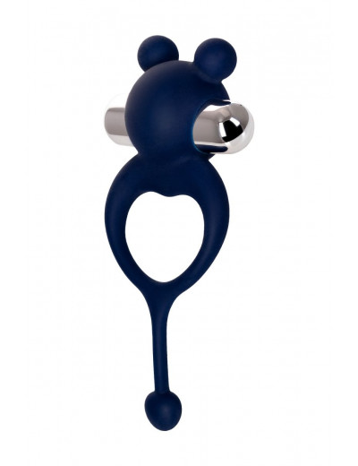 Синее виброкольцо с хвостиком JOS MICKEY