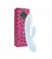 Нежно-голубой вибратор-кролик Lea Rabbit Vibrator - 20,2 см.