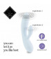 Нежно-голубой вибратор-кролик Lea Rabbit Vibrator - 20,2 см.