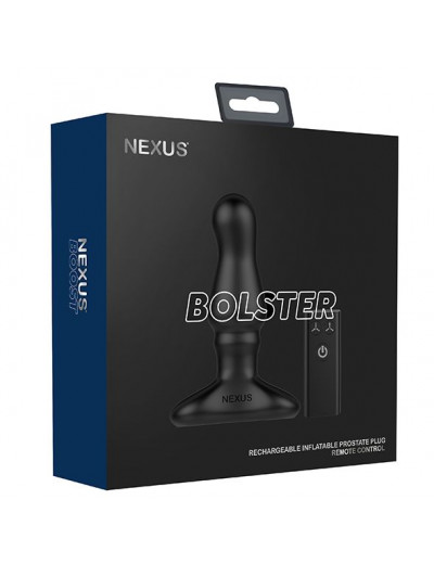 Черный вибростимулятор простаты Nexus Bolster - 12,3 см.