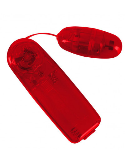 Красное виброяичко с пультом Bullet in Red