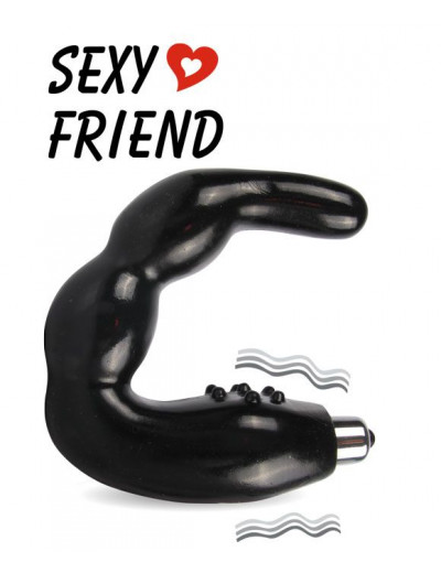 Вибростимулятор простаты черного цвета Sexy Friend