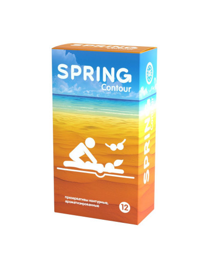 Контурные презервативы SPRING CONTOUR - 12 шт.