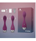 Фиолетовый вибромассажер G-Spot Evelyn - 15,1 см.
