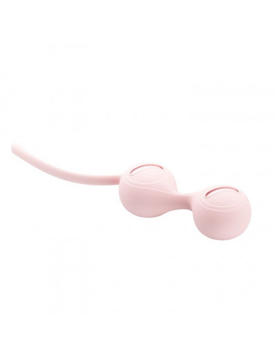 Нежно-розовые вагинальные шарики на сцепке Kegel Tighten Up I