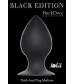Чёрная анальная пробка Thick Anal Plug Medium - 9,5 см.