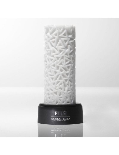 Белый 3D мастурбатор PILE