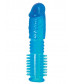 Синяя насадка-ёршик PENIS SLEEVE STRETCHABLE - 16,5 см.