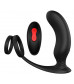 Черный массажер простаты REMOTE P-PLEASER