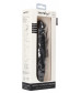 Черный вибромассажер Realisic Multispeed Vibrator - 23 см.