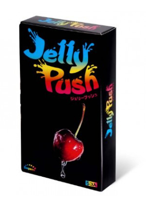 Розовые презервативы Sagami Jelly Push - 5 шт.