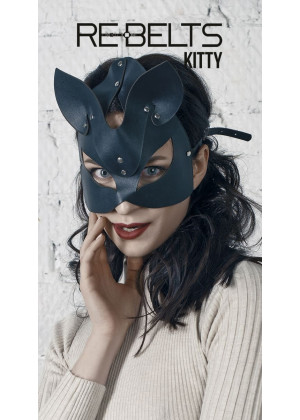 Маска с кошачьими ушками Kitty Black 