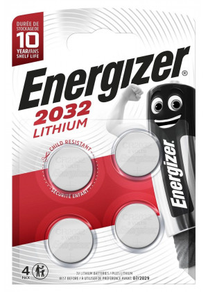 Батарейки Energizer Lithium CR2032 3V - 4 шт.
