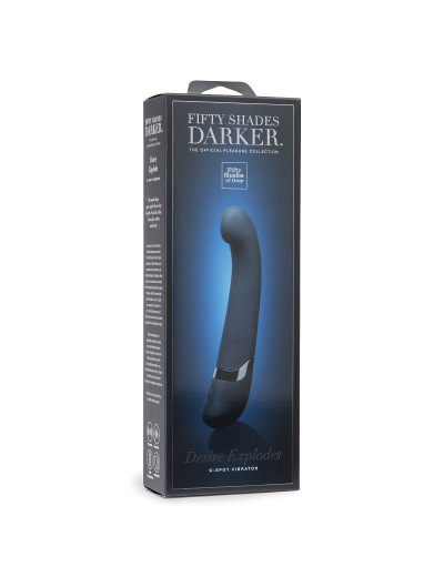 Вибратор для G-стимуляции Desire Explodes USB Rechargeable G-Spot Vibrator - 25,4 см.