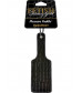Чёрная с золотом шлепалка Gold Pleasure Paddle