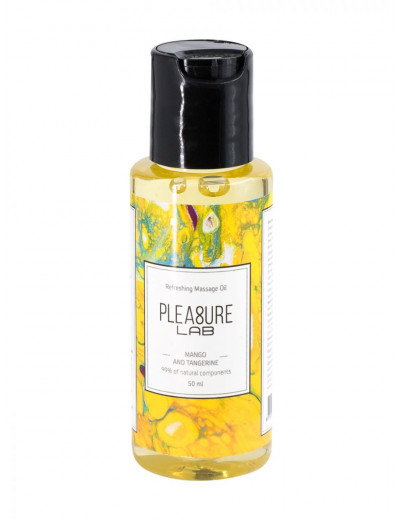 Массажное масло Pleasure Lab Refreshing с ароматом манго и мандарина - 50 мл.