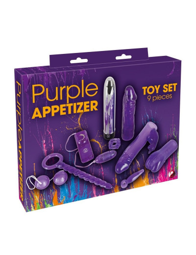 Фиолетовый вибронабор Purple Appetizer