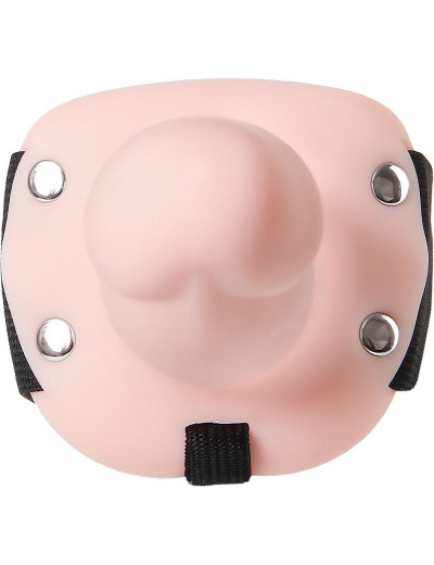 Полый поясной фаллоимитатор FlexSkin Hollow Strap-On - 15,2 см.