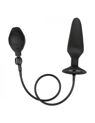 Черная анальная пробка с расширением COLT XXXL Pumper Plug with Detachable Hose - 16 см.
