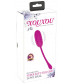 Лиловое виброяйцо Super Soft Silicone Love Ball