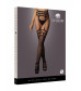 Чулки на поясе из мягкой сетчатой ткани Garterbelt Stockings With Open Design