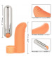 Оранжевая пулька-насадка на палец Finger Tickler - 8,25 см.