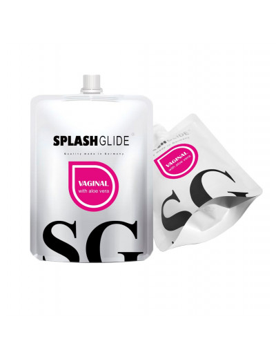 Ухаживающий лубрикант на водной основе Splashglide Vaginal With Aloe Vera - 100 мл.