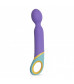 Фиолетовый вибромассажер Base Wand Vibrator - 24 см.