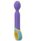 Фиолетовый вибромассажер Base Wand Vibrator - 24 см.