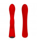 Красный вибромассажер-кролик 5  Silicone Bunny Love - 19,1 см.