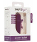 Фиолетовая вибропуля Power Bullet - 6,2 см.