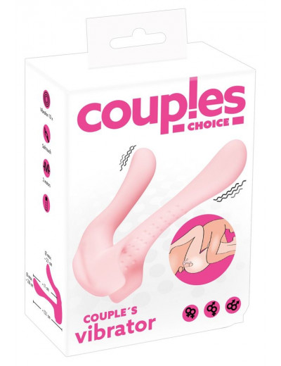 Розовый универсальный вибратор для пар Couples Vibrator