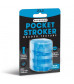Голубой портативный мастурбатор Zolo Backdoor Pocket Stroker