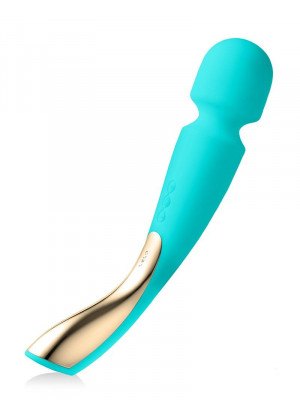 Аквамариновый вибромассажёр Smart Wand 2