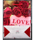 Подарочный пакет Love - 23 х 18 см.