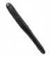 Чёрный двусторонний дилдо 16  Tapered Double Dildo - 40,6 см.