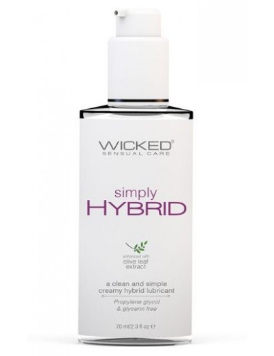 Водно-силиконовый лубрикант Wicked Simply HYBRID - 70 мл.