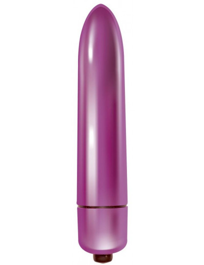 Розовая гладкая вибропуля Mae - 9 см.