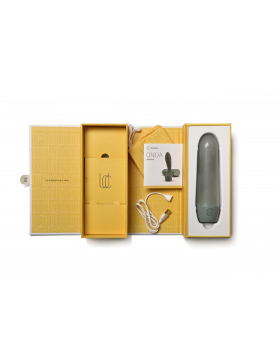 Зеленый стимулятор точки G Onda G-Spot Massager - 19,5 см.
