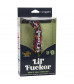 Черный мини-вибратор с цветочным принтом Lil Fucker Mini G-Spot Vibrator - 12,75 см.