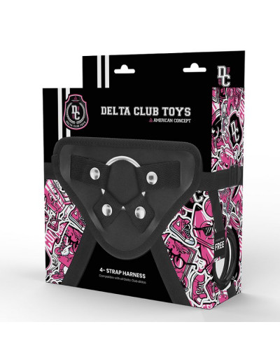 Классические трусики для насадок с фиксацией кольцом Deltaclub Harness Universal