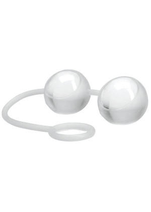 Стеклянные вагинальные шарики Climax Kegels Ben Wa Balls with Silicone Strap