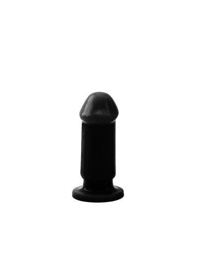Черный анальный фаллоимитатор Evil Dildo Plug S - 9 см.
