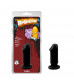 Черный анальный фаллоимитатор Evil Dildo Plug S - 9 см.