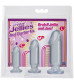 Набор прозрачных анальных фаллоимитаторов Crystal Jellies Anal Starter Kit