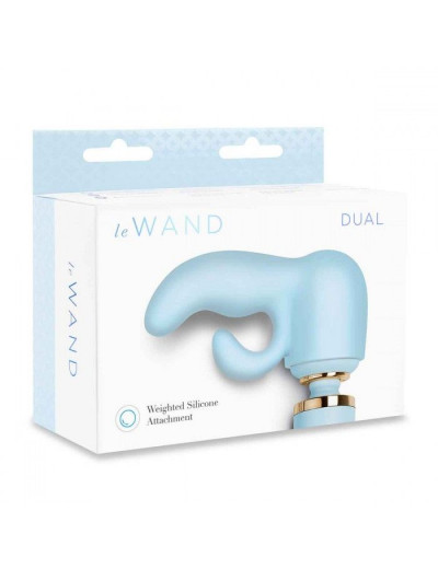 Голубая насадка Dual для вибратора Le Wand