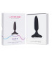 Черная анальная вибропробка HUSH 2 Size XS - 12,1 см.