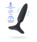 Черная анальная вибропробка HUSH 2 Size XS - 12,1 см.