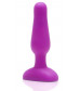 Анальная вибропробка NOVICE REMOTE CONTROL PLUG FUCHSIA - 10,2 см.